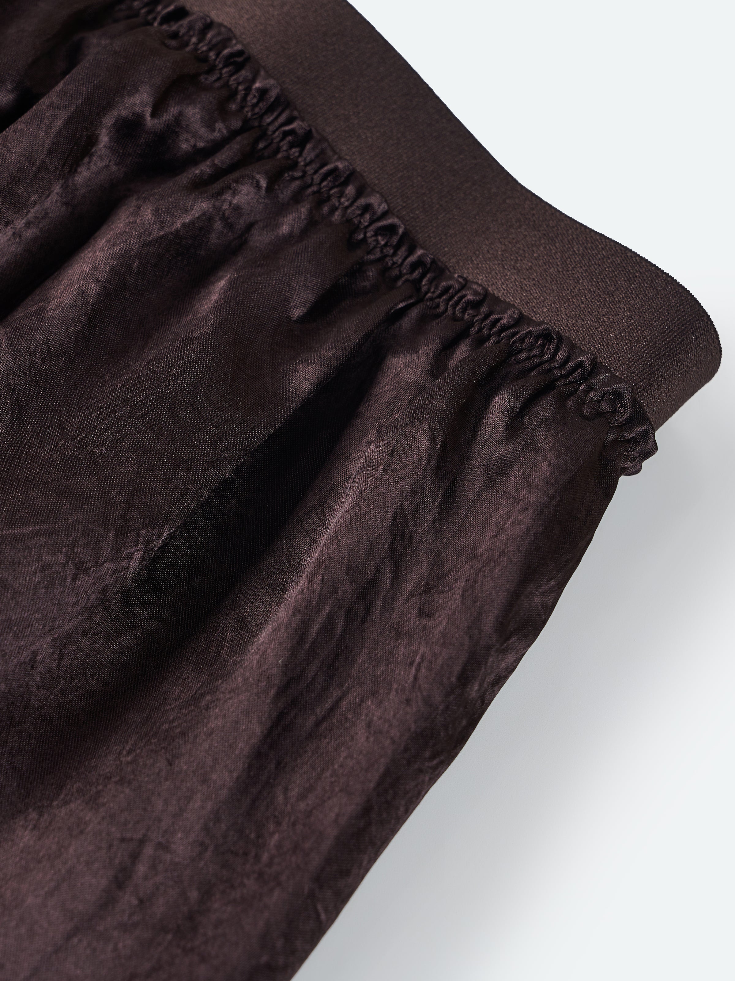 Elastic Waist Wide Leg Pants