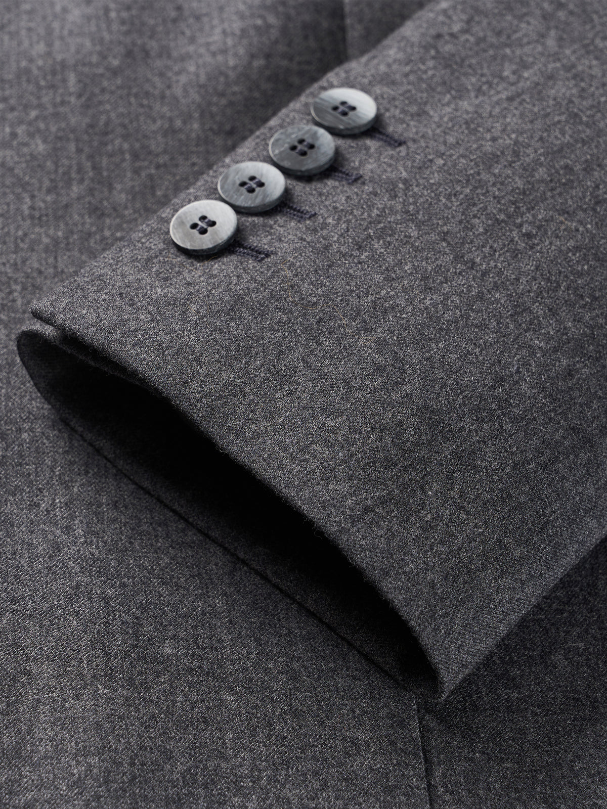 Worsted Wool Fitted Blazer