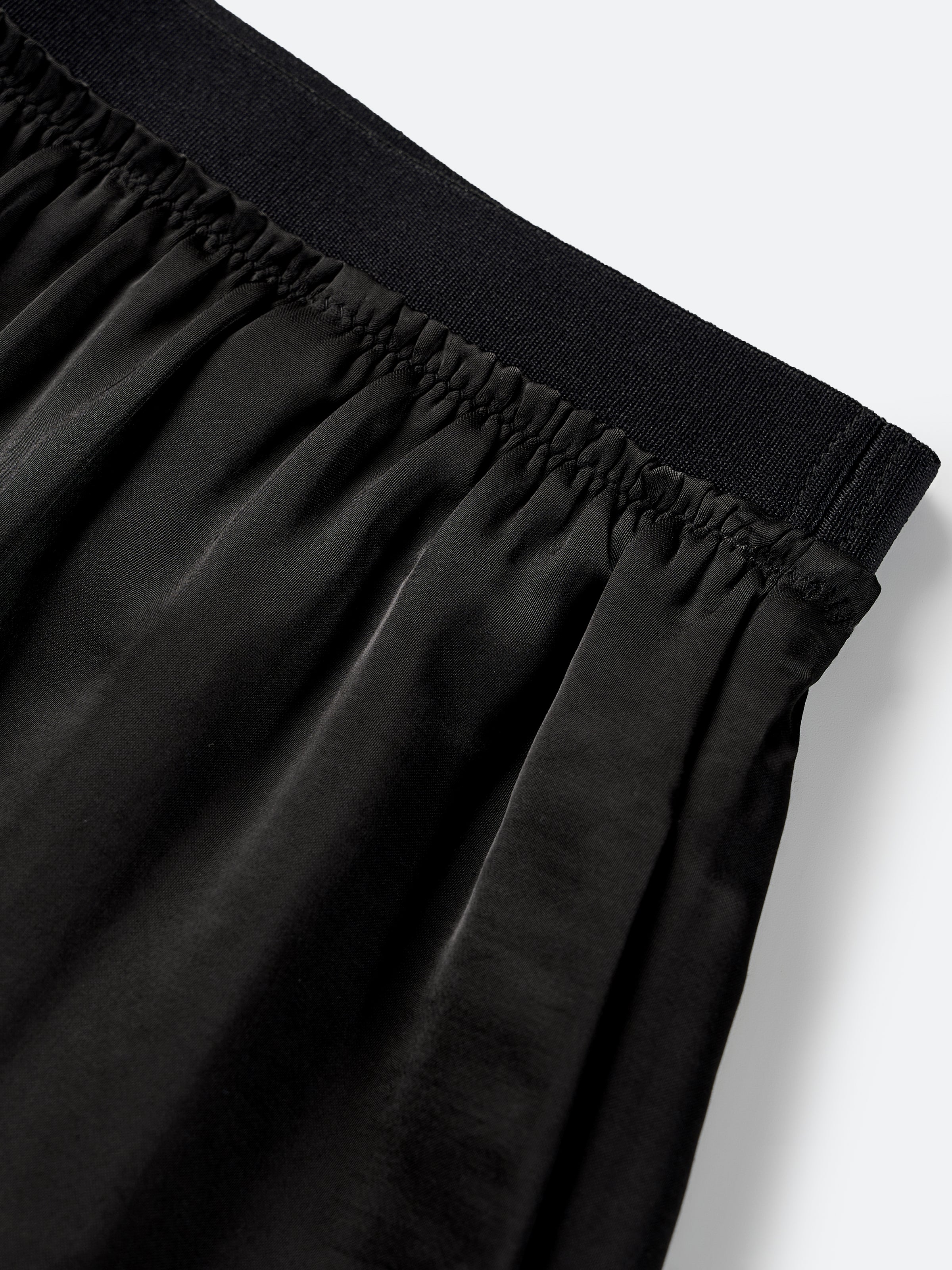 Wide-Leg Pants with Elasticated Waistband