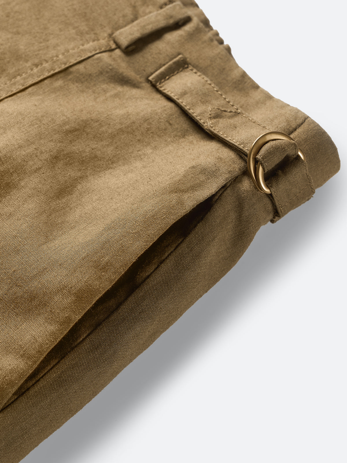 Linen Carrot‑shaped Trousers