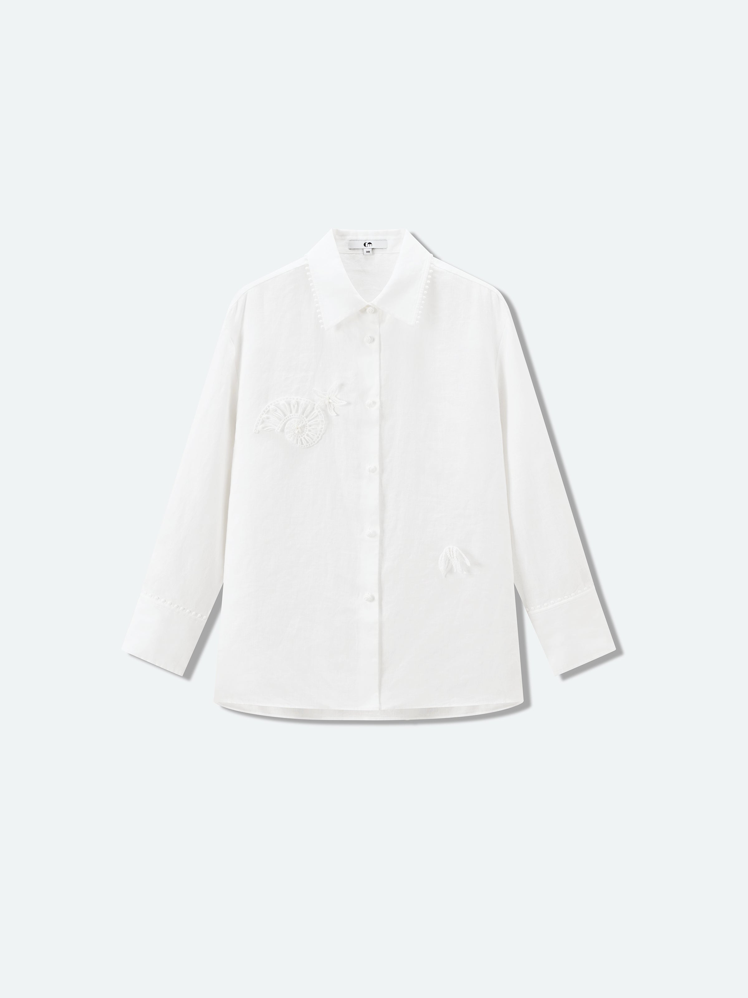Off White Long-Sleeve Shirt