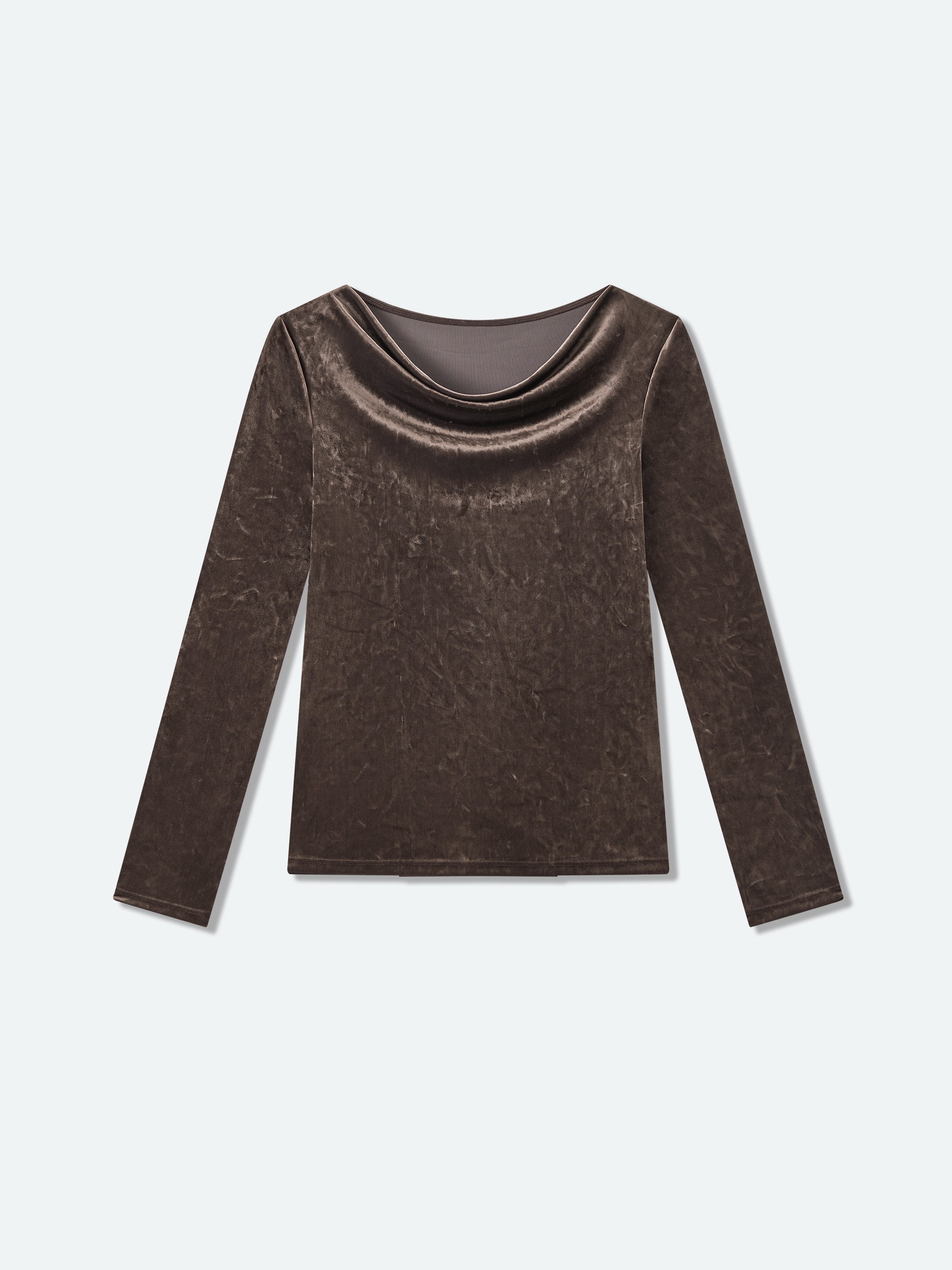 Off‑the‑shoulder Velvet Top