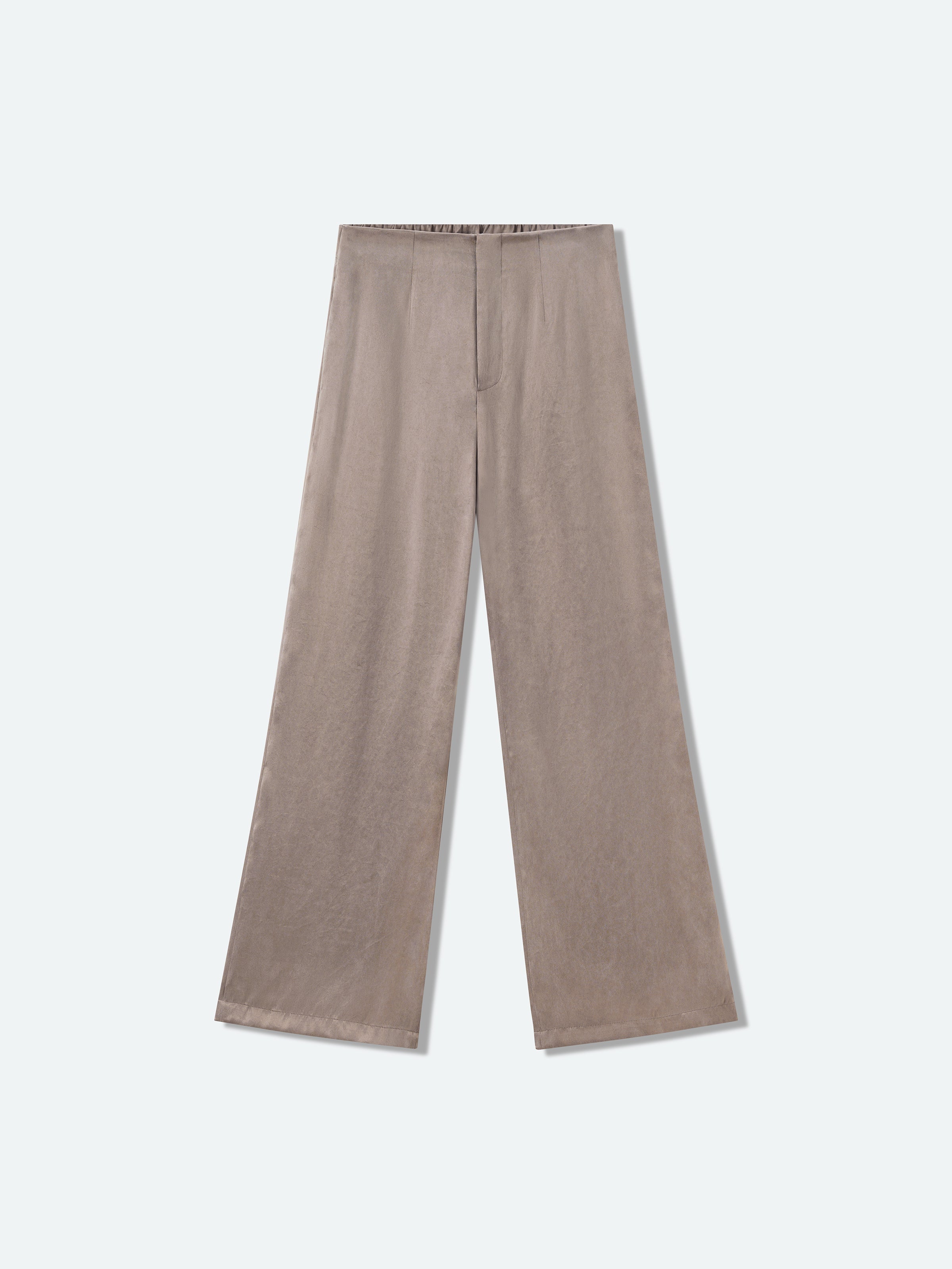 Continuous Waistband Wide Leg Pants