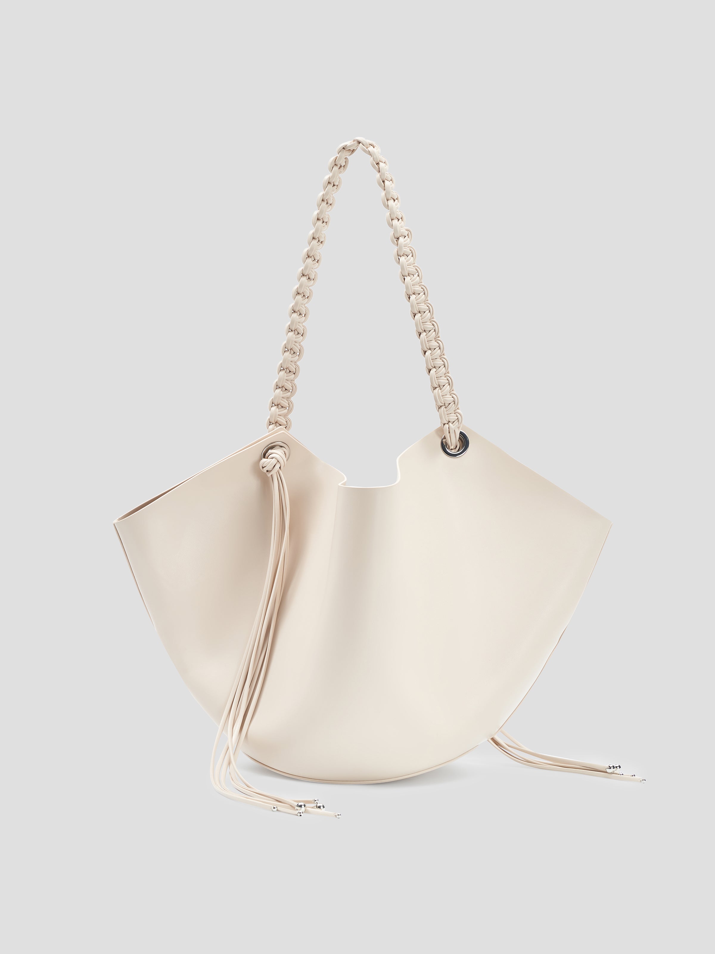 Large Woven Strap Crossbody Bag