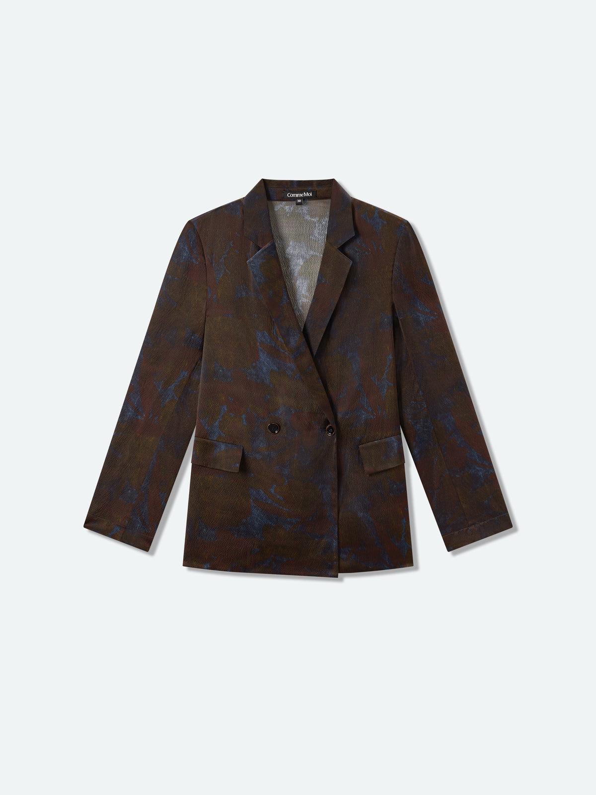 Printed Straight‑cut Suit