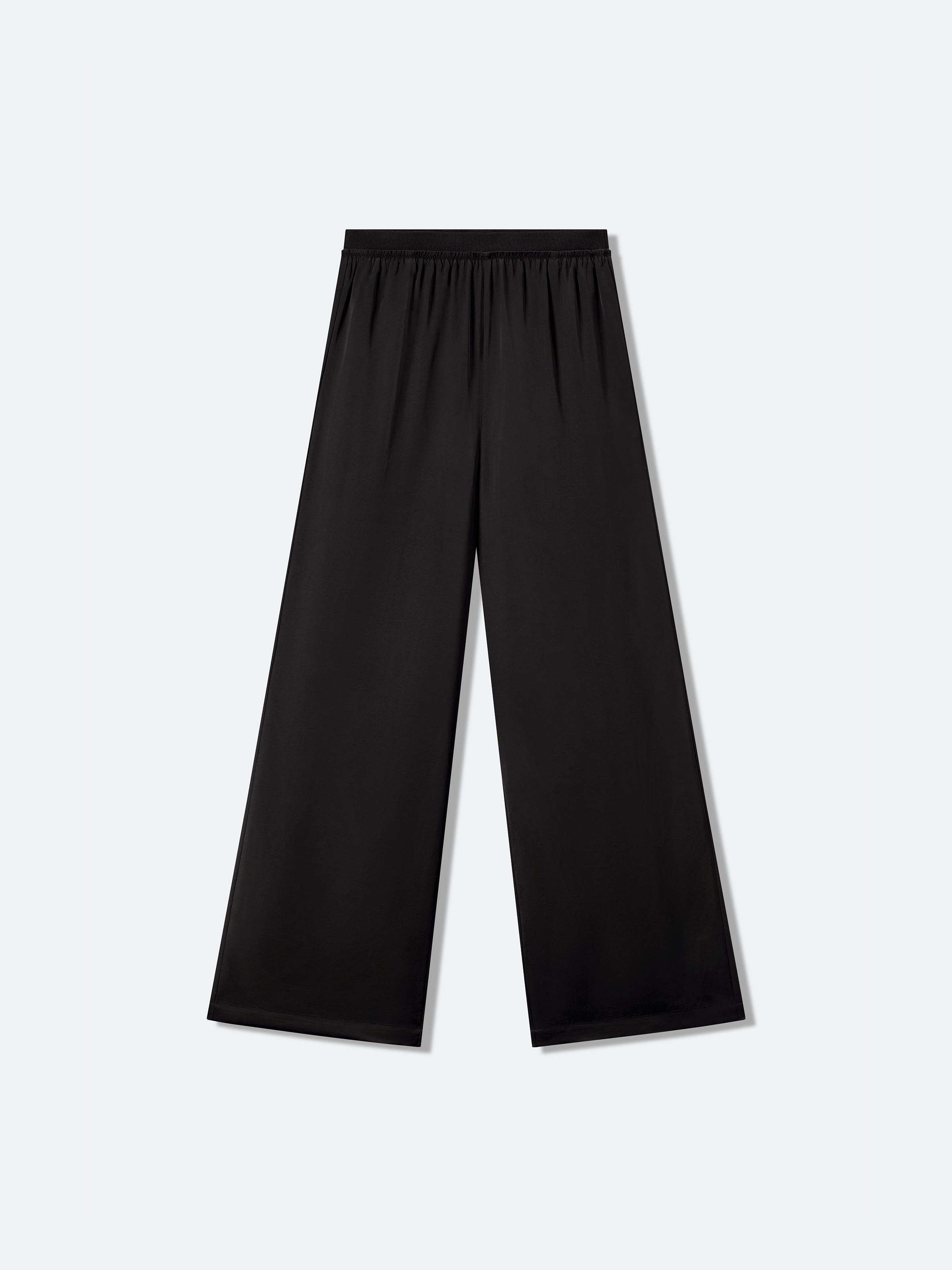 Wide-Leg Pants with Elasticated Waistband